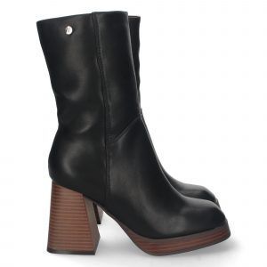 Botines negros mujer tacón ancho