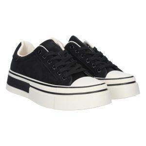 Zapatillas casual mujer negro con plataforma XY-005