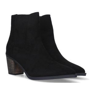 Botines tacón medio mujer negro YG708