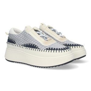 Zapatillas plataforma mujer azules CD-2503