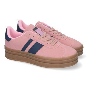 Zapatillas casual de vestir para mujer rosas TT-50