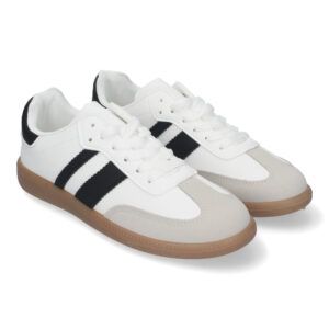 Zapatillas casual de vestir para mujer blancas TT-55