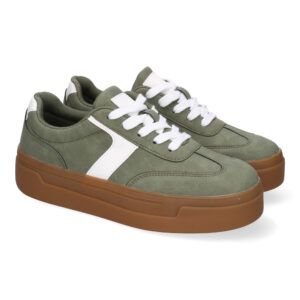 Zapatillas casual de vestir mujer verdes AD-3399