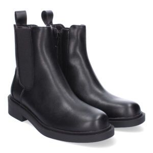 Botines chelsea mujer negros elástico en lateral DB-3357
