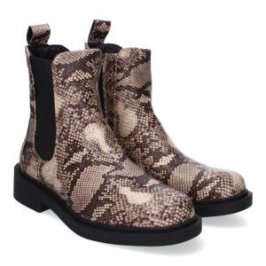 Botines chelsea mujer serpiente elástico en lateral DB-3357