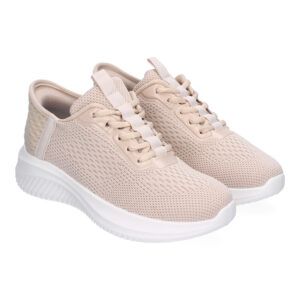 Zapatillas deportivas mujer adorno perforado kaki HT20-39