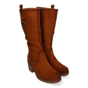Botas altas de tacón mujer cuero VRA-1080