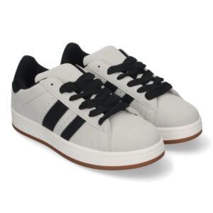 Zapatillas casual de vestir gris YY-10F