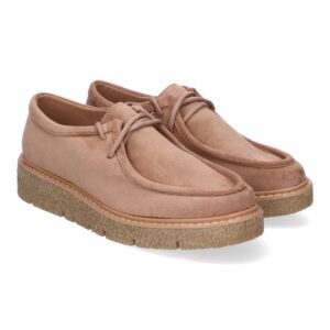 Mocasines kaki mujer estilo wallabee YZ24-039