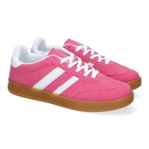 Zapatillas deportivas casual de mujer fucsia YY-108