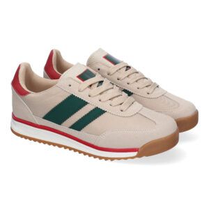 Zapatillas casual de vestir mujer beige YY-133